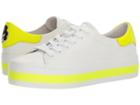 Alice + Olivia Ezra (pure White/neon Yellow) Women's Shoes