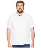 Columbia Big Tall Utilizer Polo (white/whale) Men's Short Sleeve Knit
