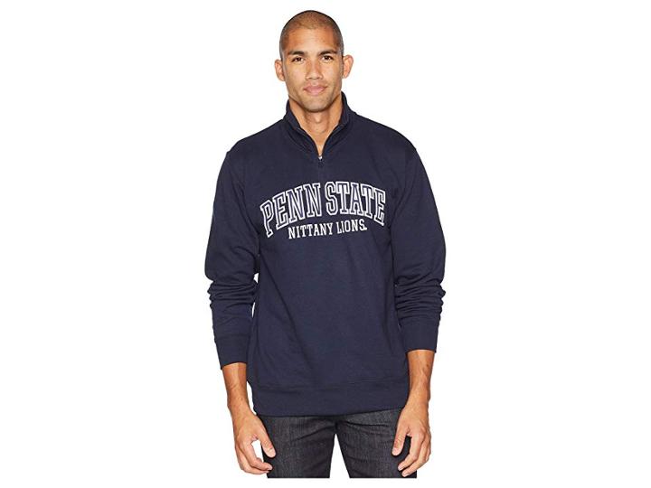 Champion College Penn State Nittany Lions Powerblend(r) 1/4 Zip (navy) Men's Clothing