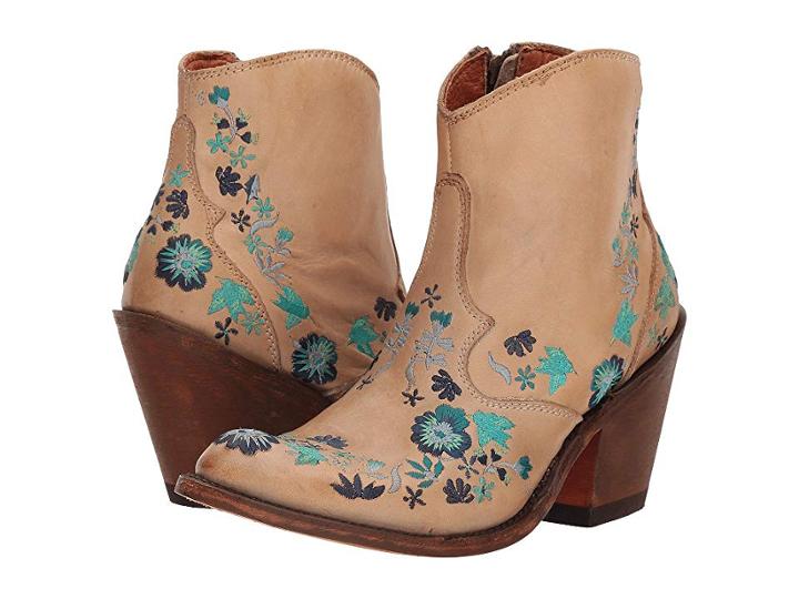 Dan Post Bouquet (bone) Cowboy Boots