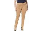 Lauren Ralph Lauren Plus Size Premier Straight Corduroy Jeans (classic Camel) Women's Jeans