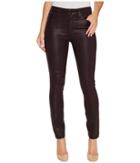 Paige Hoxton Ankle In Wine Luxe Coating (wine Luxe Coating) Women's Jeans