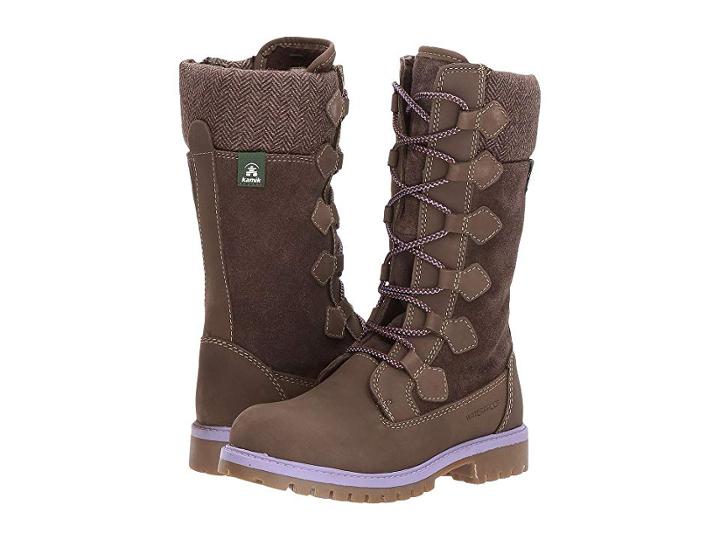 Kamik Kids Takoda (little Kid/big Kid) (brown) Girl's Shoes