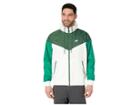 Nike Nsw Windrunner Hoodie Jacket (sail/fir/mystic Green/sail) Men's Coat