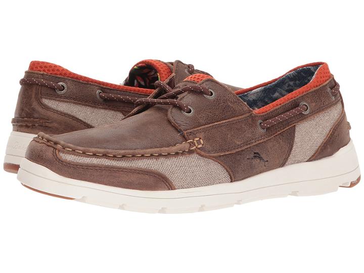 Tommy Bahama On Par Spectator (dark Brown) Men's Lace Up Casual Shoes