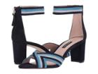 Nine West Pearl Heeled Sandal (french Navy/sea Blue/ice Blue) Women's Shoes