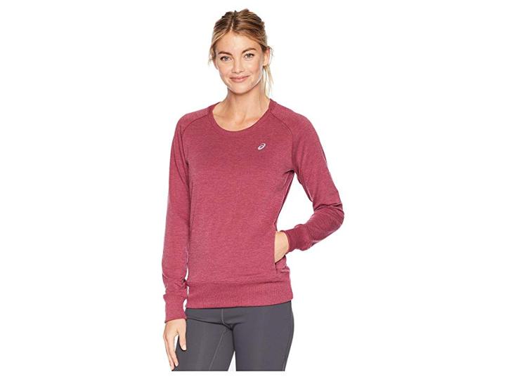 Asics Crew Top (cordovan) Women's Short Sleeve Pullover