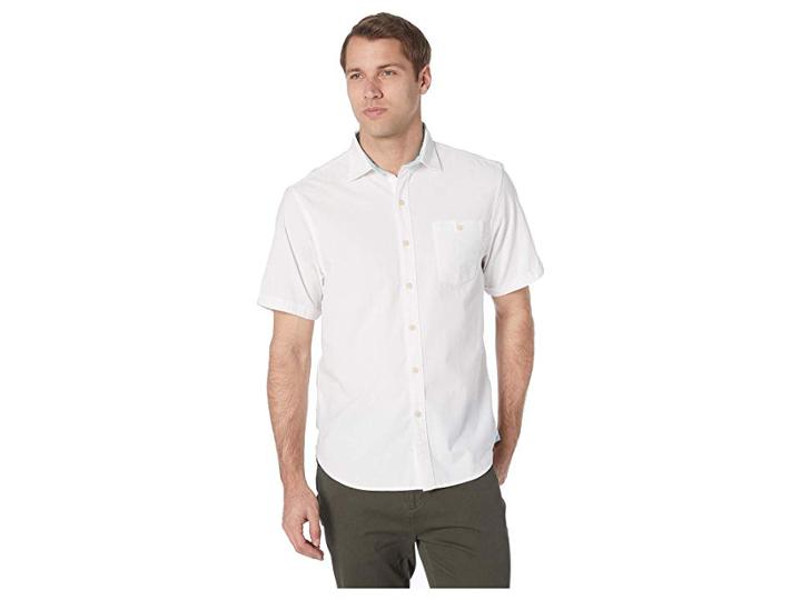 Tommy Bahama Corvair Stretch Shirt (white) Men's Clothing