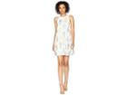 Calvin Klein Embroidered Trapeze Dress Cd8h87nj (white Multi) Women's Dress