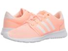 Adidas Cloudfoam Qt Racer (haze Coral/white/hi-res Orange) Women's Running Shoes