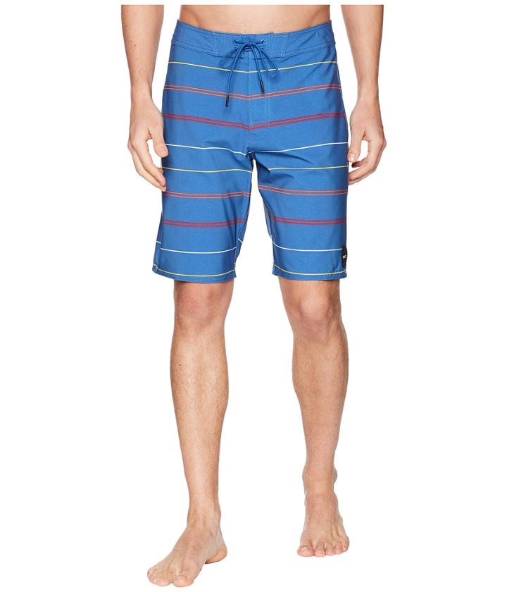 Rvca Middle Trunks (cobalt) Men's Swimwear