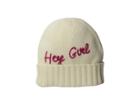 San Diego Hat Company Mckenna Bleu Blogger Collaboration Hey Girl Beanie (ivory) Beanies