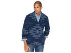 Lucky Brand Laser Print Heritage Indigo Shawl (indigo Multi) Men's Sweater