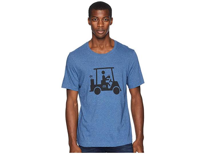 Travismathew Mapes Tee (heather True Navy) Men's T Shirt