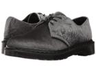 Dr. Martens 1461 Velvet 3-eye Shoe (grey Velvet 56) Women's Lace Up Casual Shoes