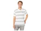 U.s. Polo Assn. Jersey Stripe Polo Shirt (heather Grey) Men's Short Sleeve Pullover