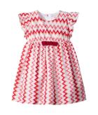 Missoni Kids Jersey Zigzag Dress (infant) (pink) Girl's Dress