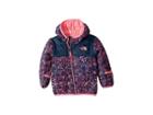 The North Face Kids Thermoball Hoodie (infant) (blue Wing Teal Leaf Print/gem Pink (prior Season)) Kid's Coat