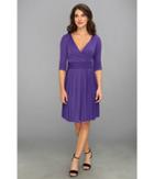 Bcbgmaxazria Cruz The Mid Sleeve Dress (persian Blue) Women's Dress