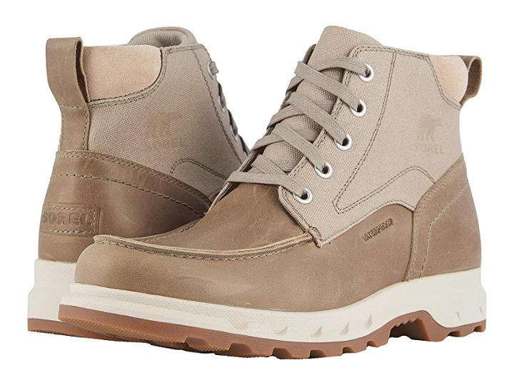 Sorel Portzman Moc Toe (elk/ancient Fossil) Men's Waterproof Boots