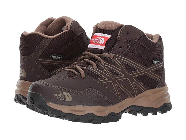 The North Face Kids Hedgehog Hiker Mid Wp (little Kid/big Kid) (brunette Brown/sepia Brown) Boy's Shoes