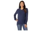 Lucky Brand Stripe Chenille Top (navy) Women's Clothing