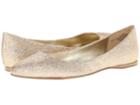 Nine West Speakup (gold Synthetic) Women's Dress Flat Shoes