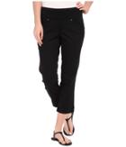 Jag Jeans Marion Crop In Bay Twill (black) Women's Jeans