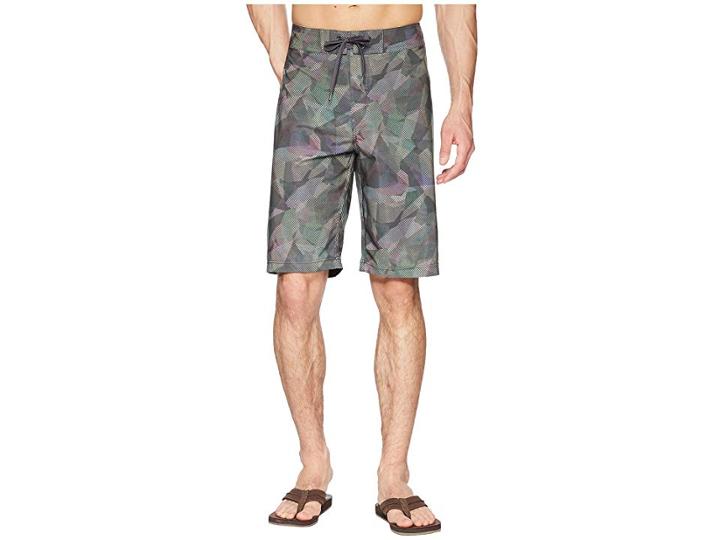 Prana Sediment Short (green Hex) Men's Swimwear
