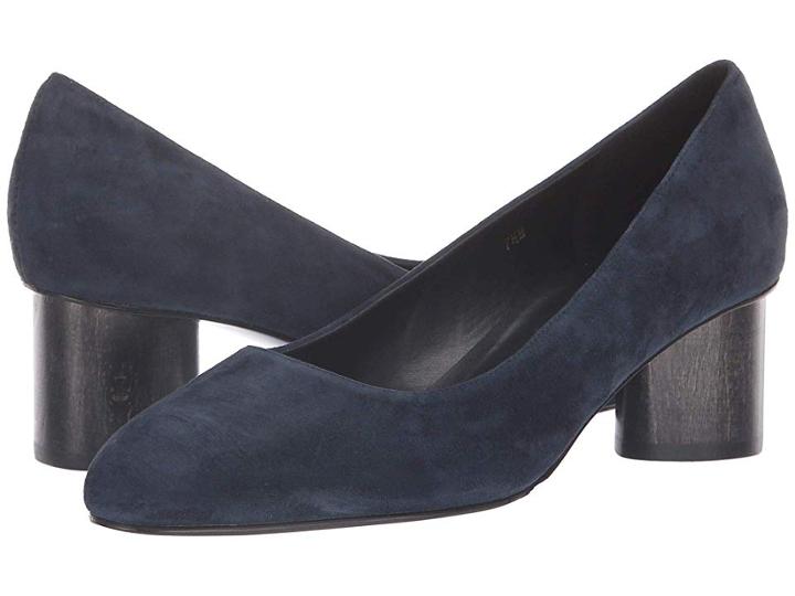 Vaneli Poncia (navy Suede) Women's 1-2 Inch Heel Shoes