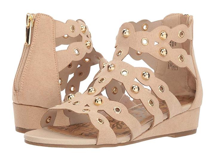 Sam Edelman Kids Danica Erica (little Kid/big Kid) (natural Gold) Girl's Shoes
