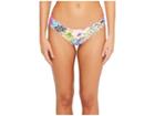 Luli Fama Guajira Superstar Full Ruched Back Bikini Bottom (multi) Women's Swimwear