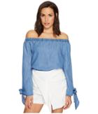 Bishop + Young Avery Off Shoulder (chambray) Women's Clothing