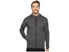 Adidas Sport Id Stadium Full-zip Hoodie (stadium Heather/black) Men's Sweatshirt
