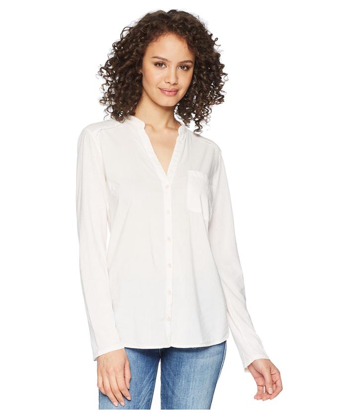 Splendid New Famous Shirt (vintage Pink Beige) Women's Clothing