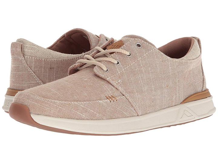 Reef Rover Low Tx (khaki Linen) Men's Shoes