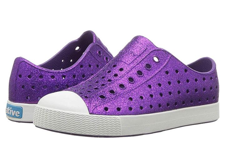 Native Kids Shoes Jefferson Bling Glitter (little Kid) (starfish Bling/shell White) Girls Shoes