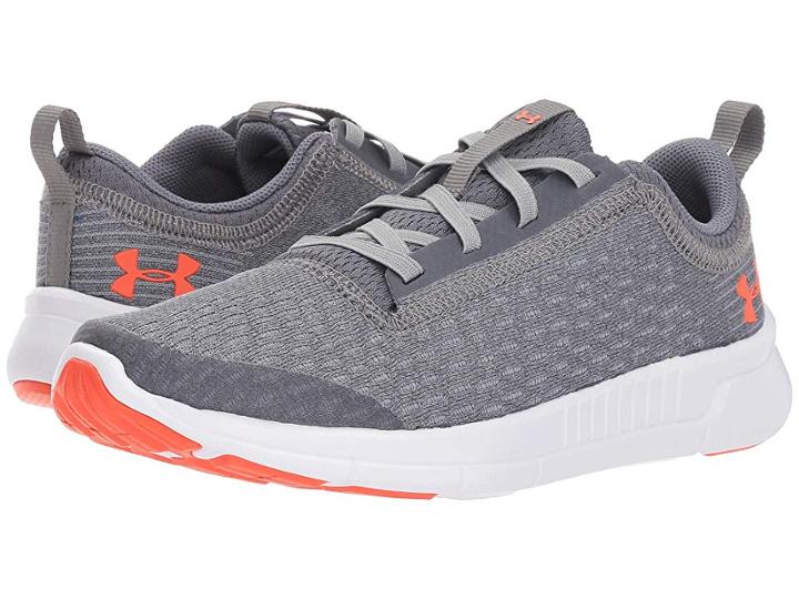 Under Armour Kids Ua Bps Lightning 2 Al (little Kid) (zinc Gray/white/ares Red) Boys Shoes