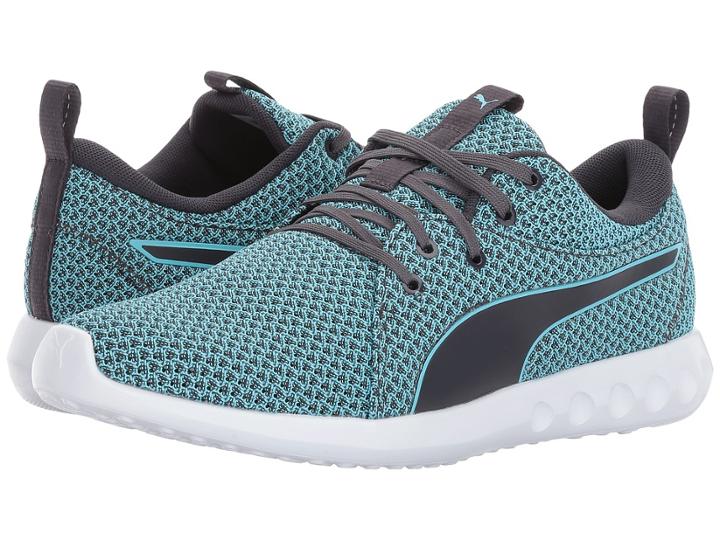 Puma Carson 2 Knit (periscope/neutral Grey Turquoise) Women's Shoes