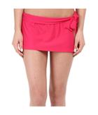 Tommy Bahama Pearl Skirted Hipster Bikini Bottom (azalea Pink) Women's Swimwear