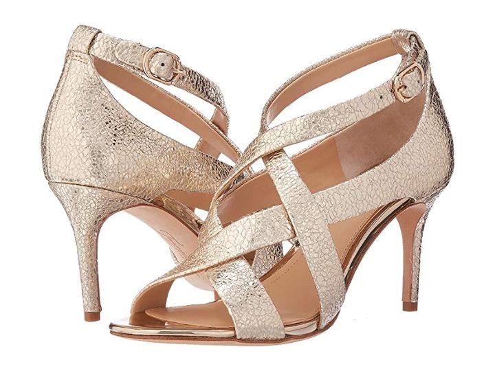 Imagine Vince Camuto Paill 2 (soft Gold Cracked Metallic) High Heels