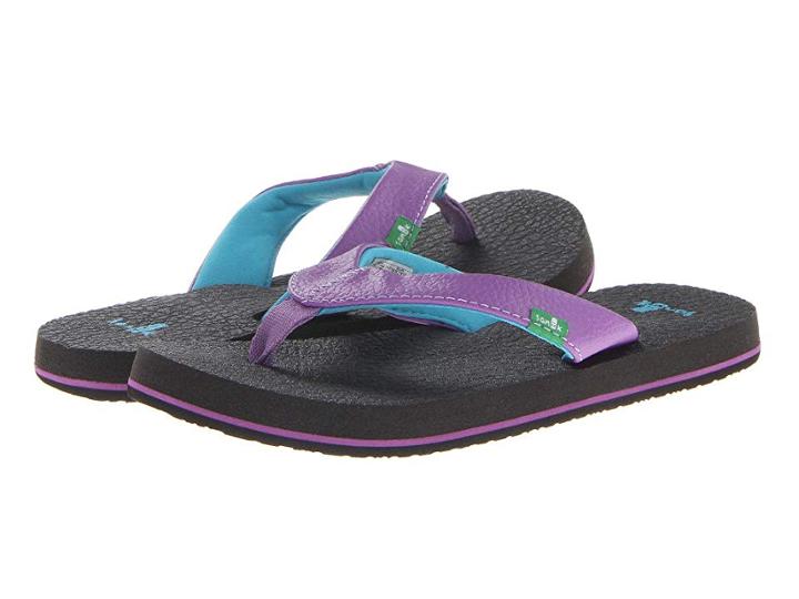 Sanuk Kids Yoga Mat (little Kid/big Kid) (purple) Girls Shoes