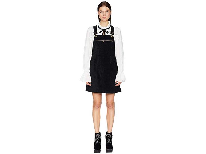 Mcq Major Dungaree Dress (black) Women's Dress
