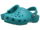 Crocs Kids Classic Clog (toddler/little Kid) (turquoise) Kids Shoes