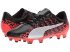 Puma Evopower Vigor 4 Graphic Fg (puma Black/silver/fiery Coral) Men's Cleated Shoes