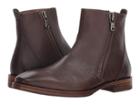 John Varvatos Mitchell Zip Boot (wood Brown) Men's Boots