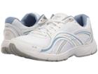 Ryka Spark Smw (white/chrome Silver/metallic Lake Blue) Women's Shoes
