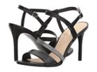 Nine West Mysid Strappy Heel Sandal (black Soft Calf) High Heels