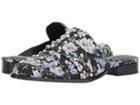 Rebecca Minkoff Milena (black Garden Floral Silk) Women's Dress Flat Shoes
