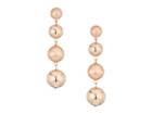Rebecca Minkoff Statement Sphere Drop Earrings (rose Gold) Earring